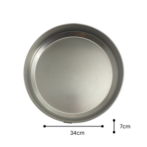 Stainless Steel Round Oven Tray 34 cm