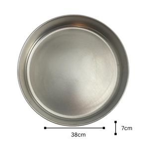 Stainless Steel Round Oven Tray 38 cm