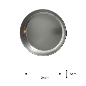 Stainless Steel Round Oven Tray 24 cm