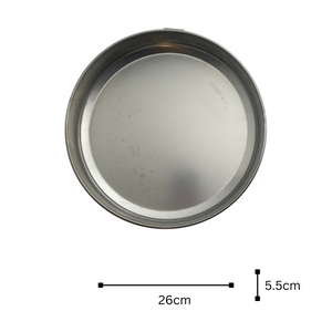 Stainless Steel Round Oven Tray 26 cm