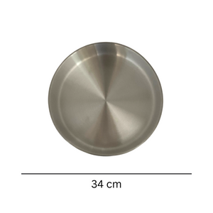 Round Oven Tray 34 cm Aluminium